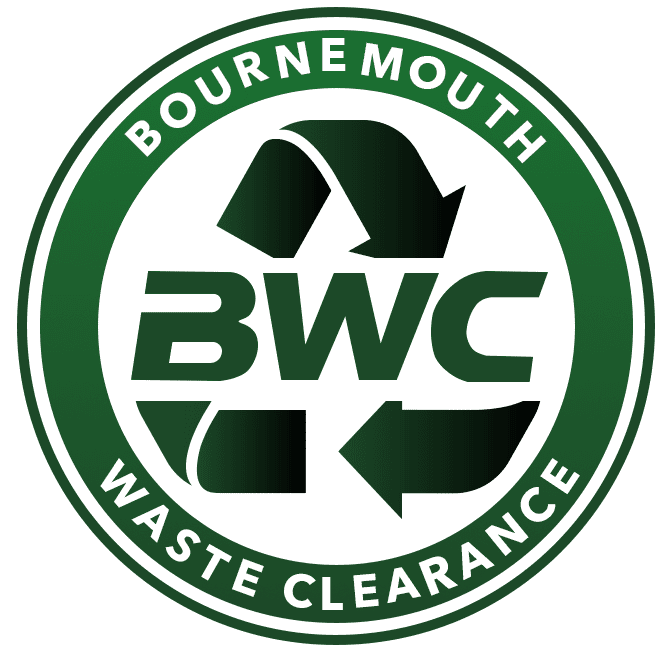 Bournemouth Waste Clearance logo with recycling symbol and company name.